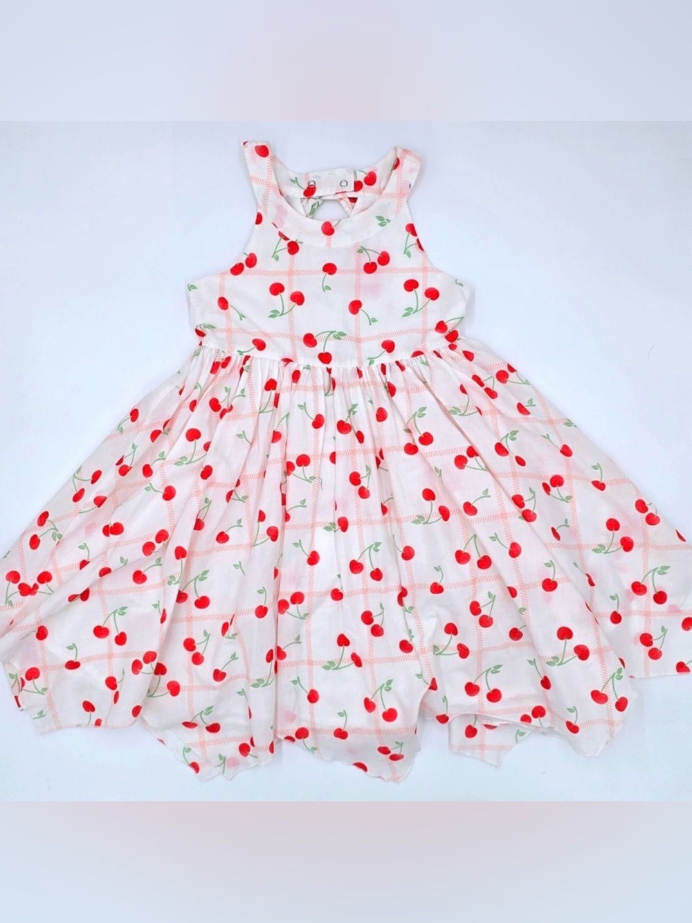 Isaac Mizrahi Kids Cherry Print Dress Girls Size 7